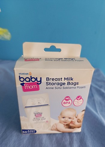 Baby Mom Anne Sütü Saklama Poşeti 50'li - Görsel 3