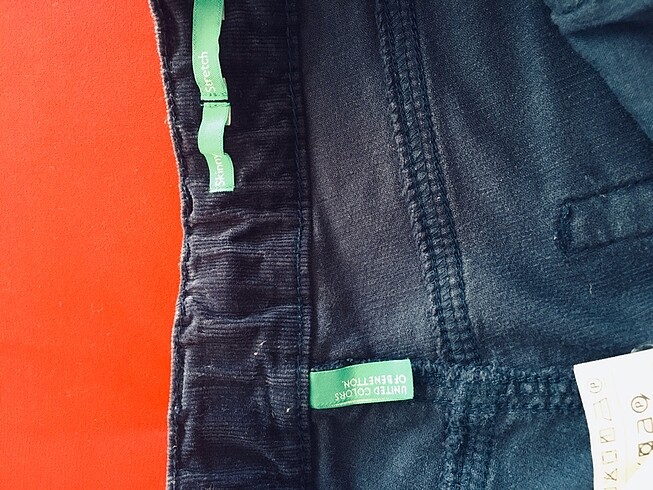 8 Yaş Beden Benetton kız çocuk kadife pantolon
