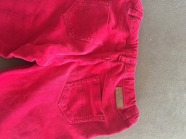 9 Yaş Beden kırmızı Renk Mayoral kız çocuk kadife pantolon