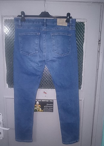 Koton Mavi Regular Fit Denim Pantolon - Görsel 4