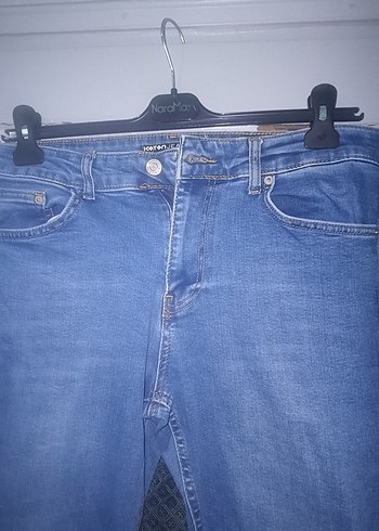 Koton Mavi Regular Fit Denim Pantolon - Görsel 2