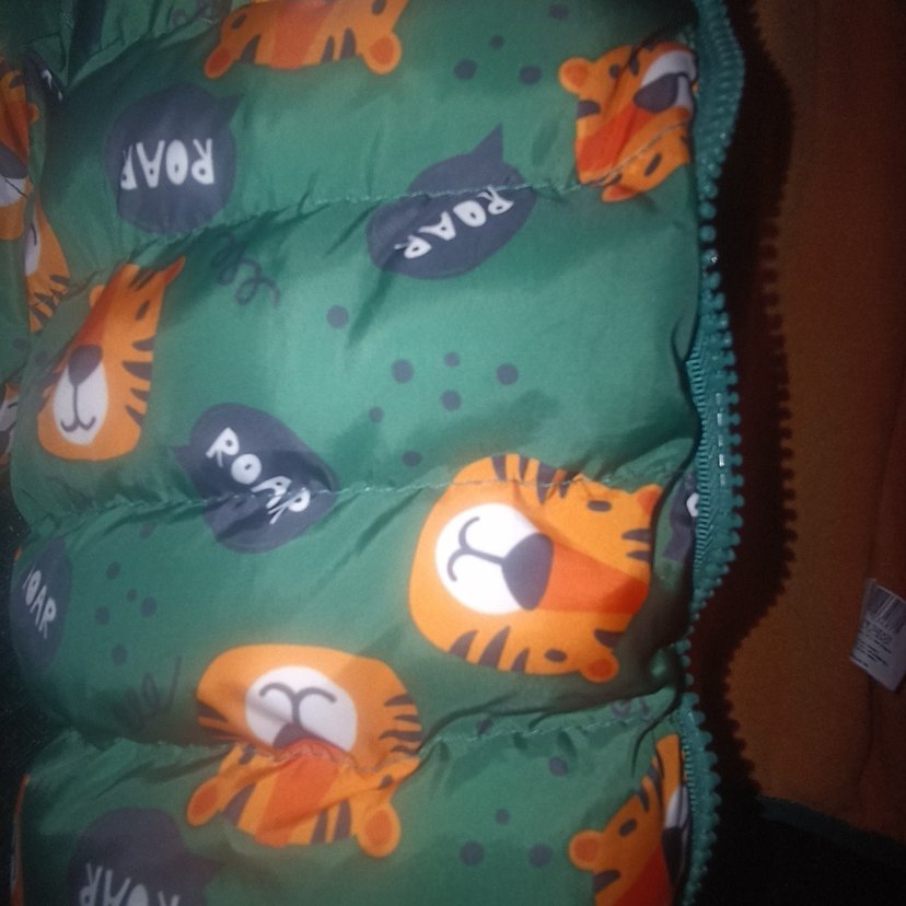 Kapüşonlu Baskılı Bebek Çocuk Mont 1 2 yaş - Görsel 4