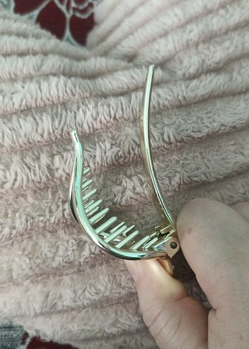 Gold renk saç tokası - Görsel 4