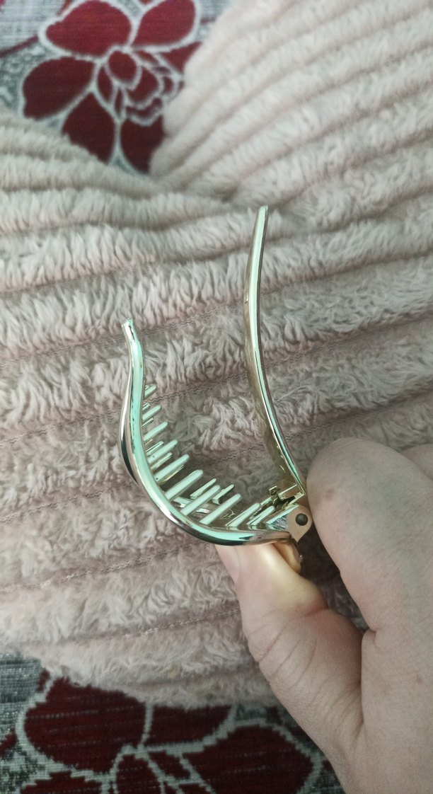 Gold renk saç tokası - Görsel 4