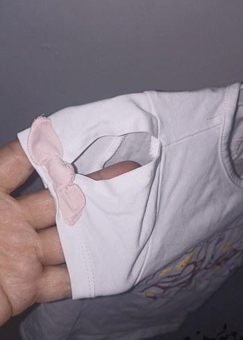 Kız Çocuk Pastel Baskılı Kısa Kollu Tişört - Görsel 6