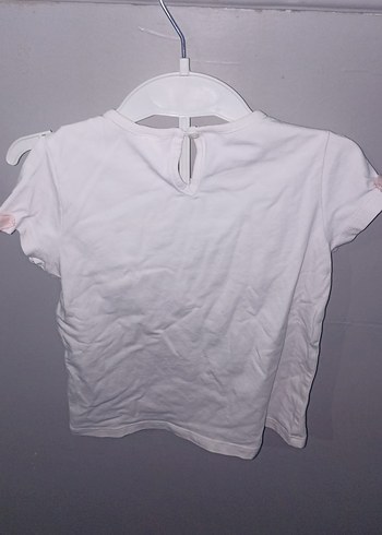 Kız Çocuk Pastel Baskılı Kısa Kollu Tişört - Görsel 8