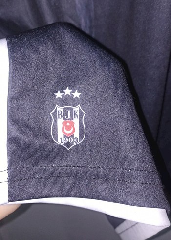 Beşiktaş Siyah Baskılı Kısa Kollu Forma - Görsel 5