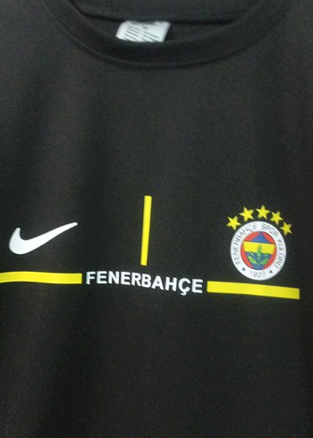 Fenerbahçe Siyah Erkek Spor Tişörtü - Görsel 4