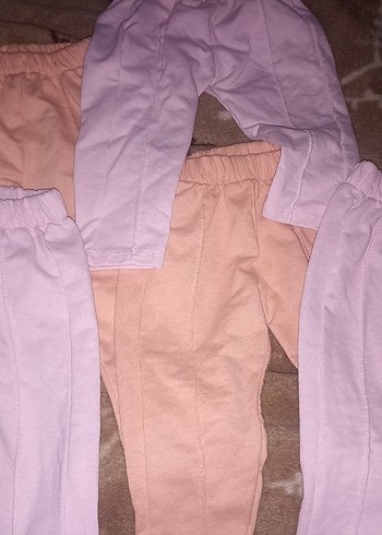 Kız Çocuk Pembe Pamuklu Tayt