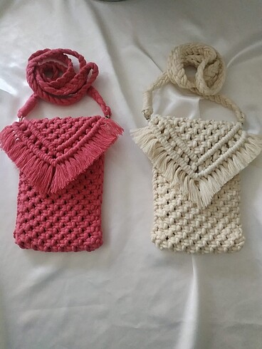 Beden Makrome telefon çantası