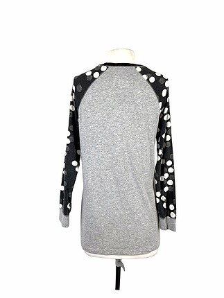 s Beden gri Renk Figürlü pijama takımı