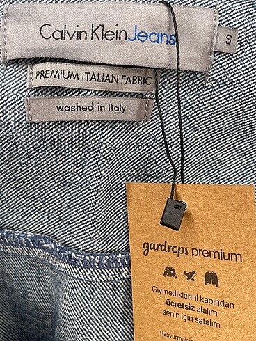 s Beden mavi Renk Calvin Klein Kot Ceket p İndirimli.
