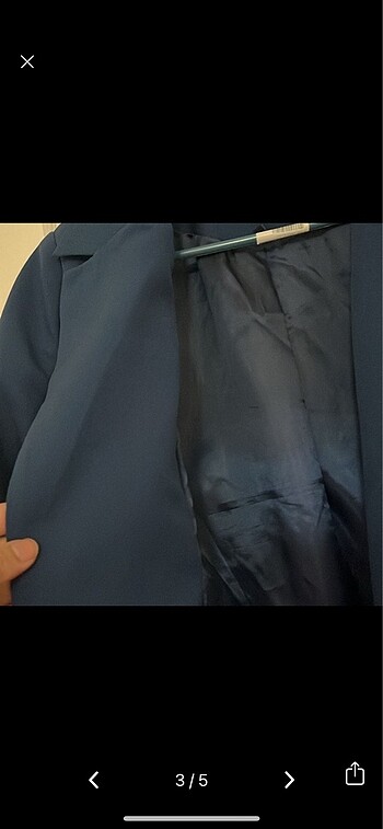 Diğer Saks mavisi blazer ceket