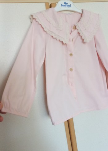 LC Waikiki Kız Çocuk Pembe Pamuklu Gömlek