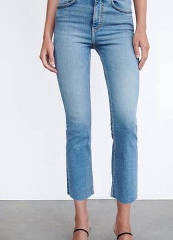 Zara cropped Jean 
