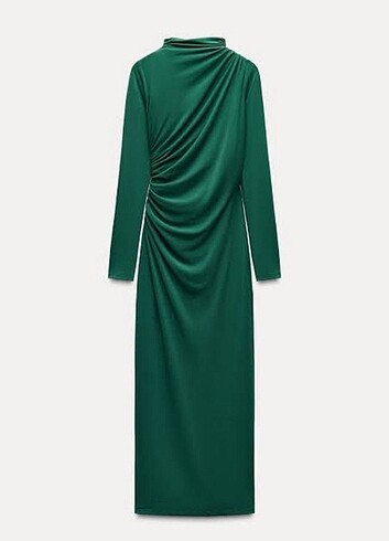 Zara drapeli elbise