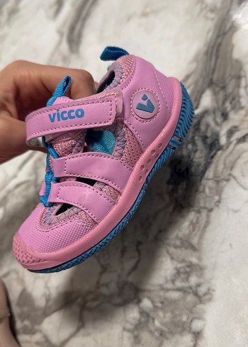 Vicco Vicco Kız Çocuk Pembe Cırtlı Spor Ayakkabı