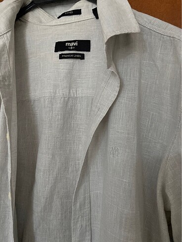 s Beden gri Renk Mavi jeans erkek gömlek