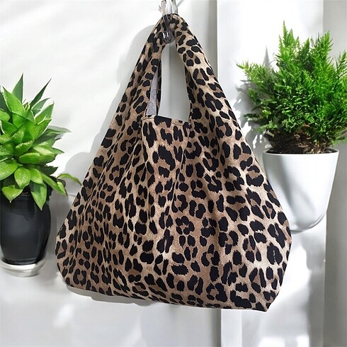 Torba leopar model bez çanta