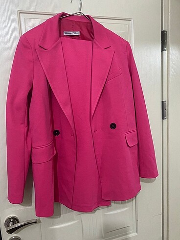 m Beden Blazer palazzo takım elbise