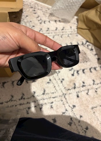 Siyah Minimalist Street Güneş Gözlüğü - Görsel 2