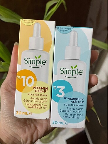 C vitamini ve Hyaluronik asit