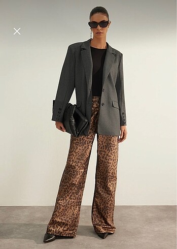 Trendyolmilla Gri Ceket Blazer