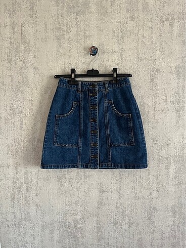Stradivarius Denim Kot Etek