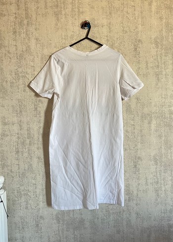xs Beden H&M Beyaz Pamuklu Elbise