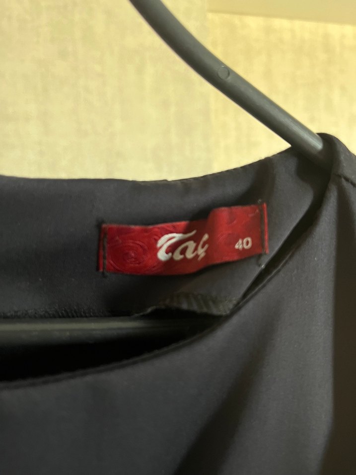 Lacivert Midi Kemerli Ofis Elbisesi - Görsel 4