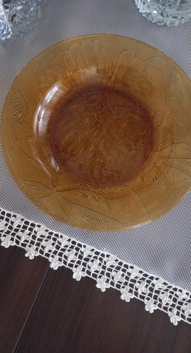 Bej Parlak Cam Tabak - Görsel 3