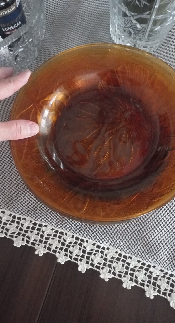 Bej Parlak Cam Tabak - Görsel 2