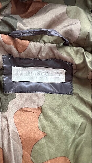 5 Yaş Beden Mango tuy mont