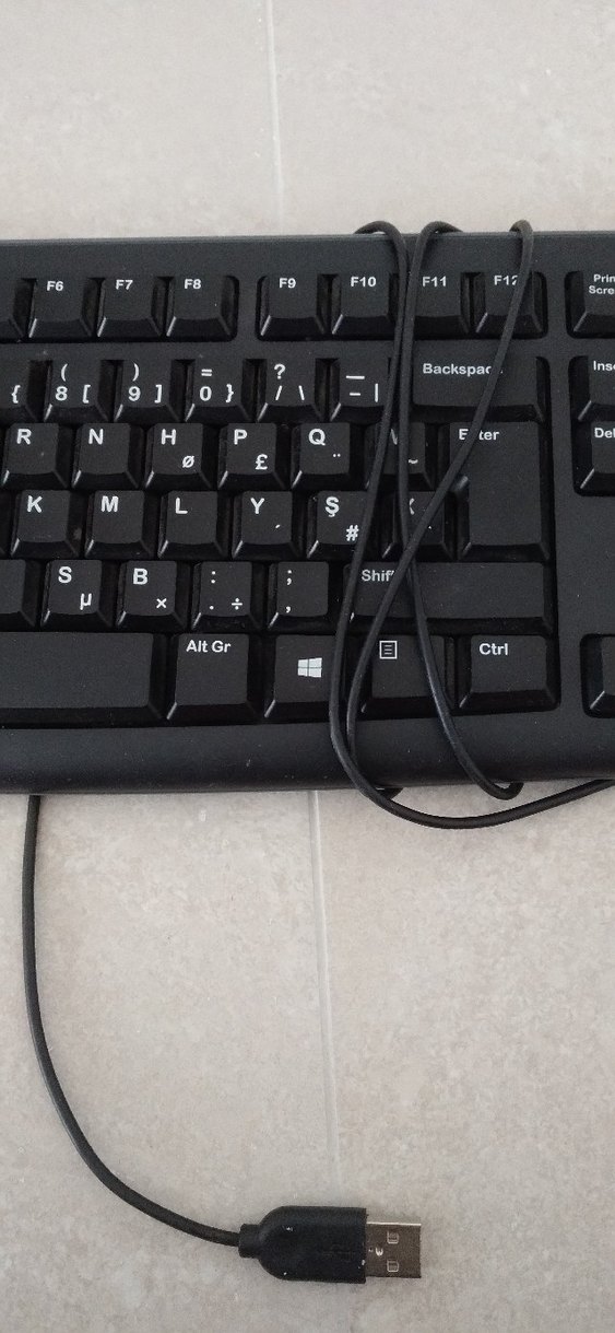 Logitech K120 Siyah Kablolu Klavye - Görsel 3