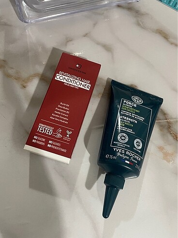 Saç dökülme karşıtı serum ve saç kremi