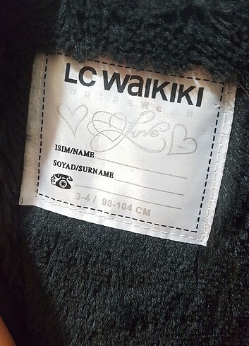 4 Yaş Beden siyah Renk LC Waikiki çocuk mont