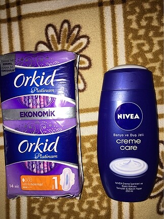 Beden Nivea duş jeli+Orkid Platinum(14?lü)