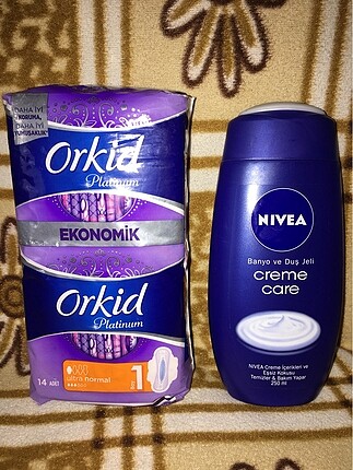 Nivea duş jeli+Orkid Platinum(14?lü)