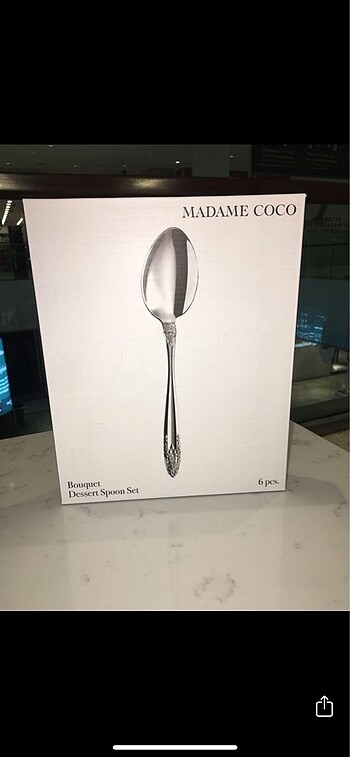 Beden Madame Coco tatlı kaşığı seti (sıfır )