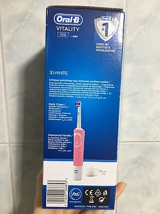  Beden Braun Oral B Vitality şarjlı diş fırçası (sıfır )