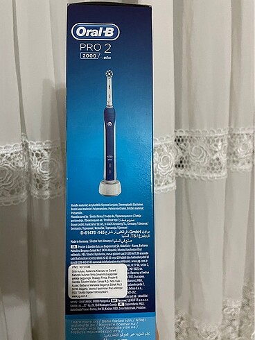  Beden Braun Oral B Pro2000 şarjlı diş fırçası