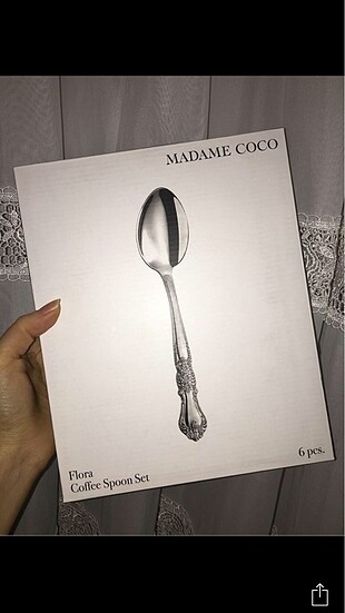Beden Madame Coco kahve kaşığı seti (sıfır)