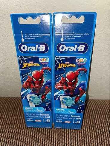 Oral B Spiderman yedek başlık 4 kutu