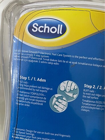 Scholl elektronik tırnak bakım seti - Görsel 8