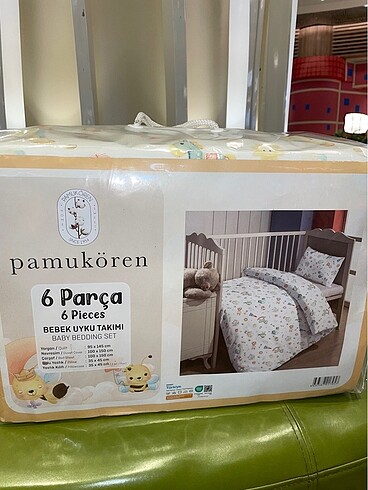Pamuku Pamukören 6 parçalı bebek uyku seti