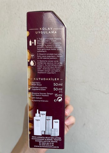 Palette deluxe 4.0 kahve 2 kutu saç boyası - Görsel 6