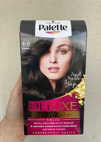 Palette deluxe 4.0 kahve 2 kutu saç boyası - Görsel 3