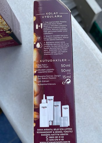 Palette deluxe 4.0 kahve 2 kutu saç boyası - Görsel 7