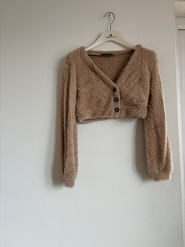 Crop hırka