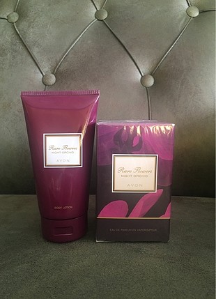 Rare flowers night orchid 50 ml edp bayan parfüm ve 150 ml vücut